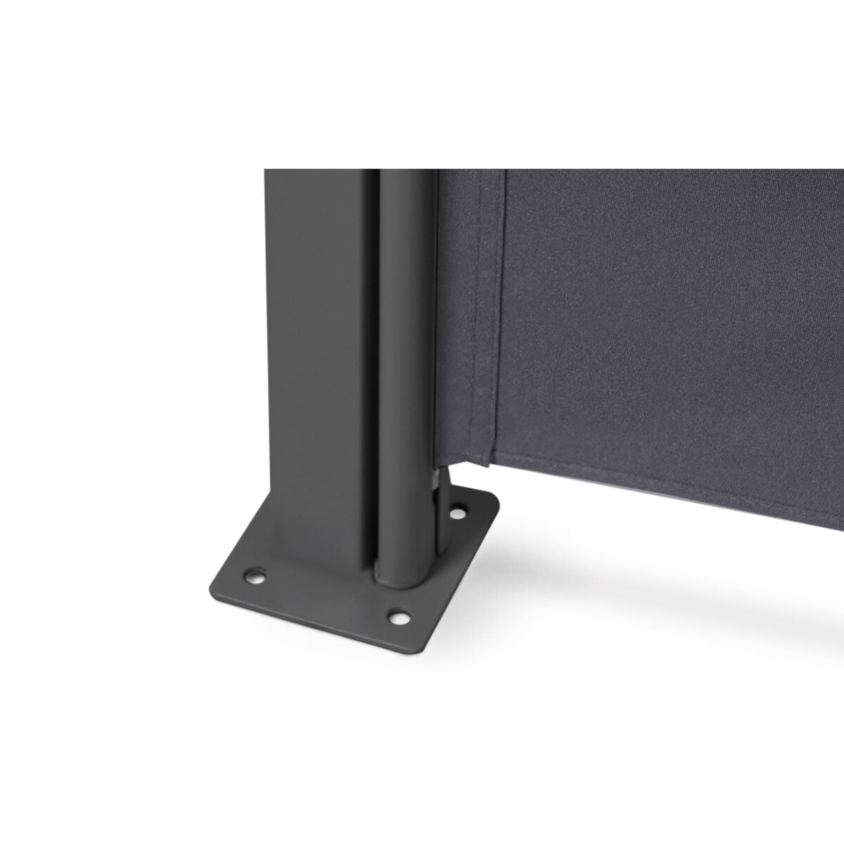 Paravent rétractable premium gris anthracite