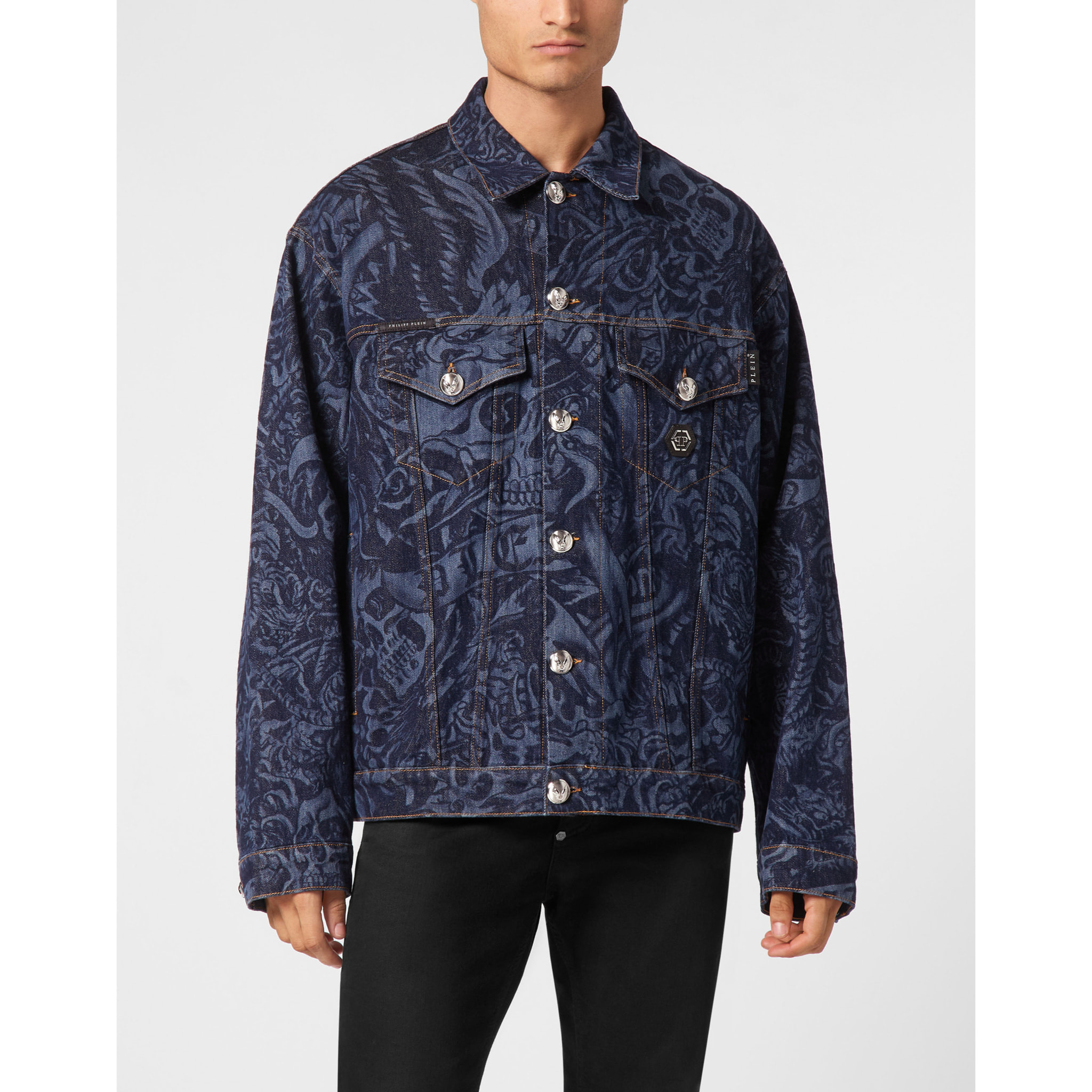 PHILIPP PLEIN Chaqueta vaquera TATTOO