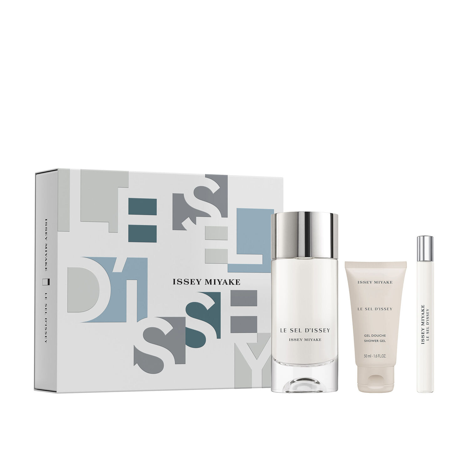 Le Sel d'Issey - Coffret Eau de Toilette 100 ml + Spray de Voyage 10 ml + Gel douche 50 ml