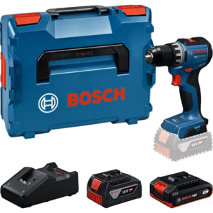 Perceuse-visseuse 18V GSR 18V-52 - BOSCH - avec 2 batteries 4Ah et 2Ah - chargeur - L-BOXX 136 - 06019S0024