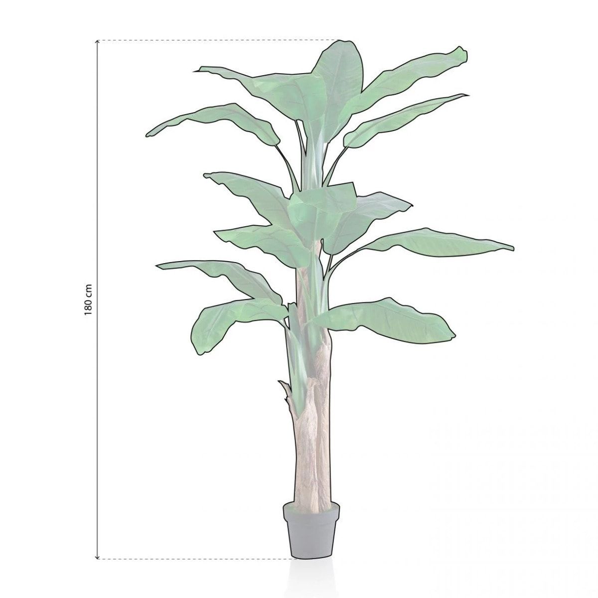 Planta artificial Banana