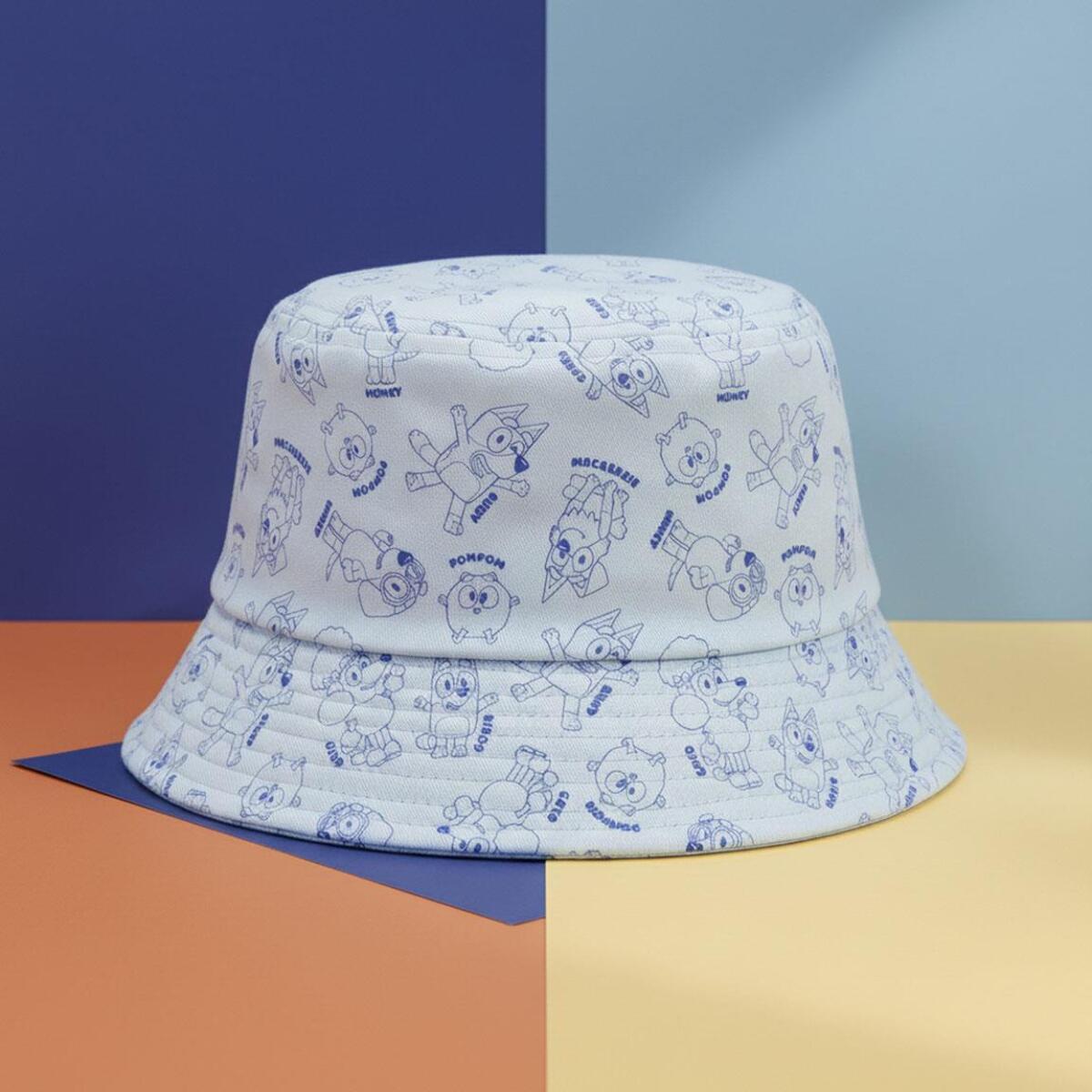 Gorro de Pescador Bluey - Color Azul Claro