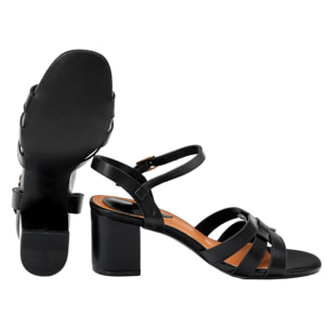 Sandali cinturino regolabile - tacco 7,5 cm