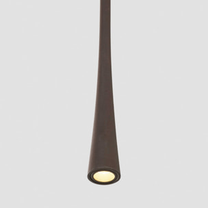 DIANA 600 Lampe suspension marron