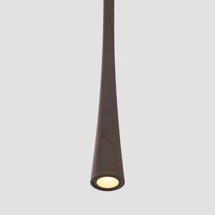 DIANA 600 Lampe suspension marron
