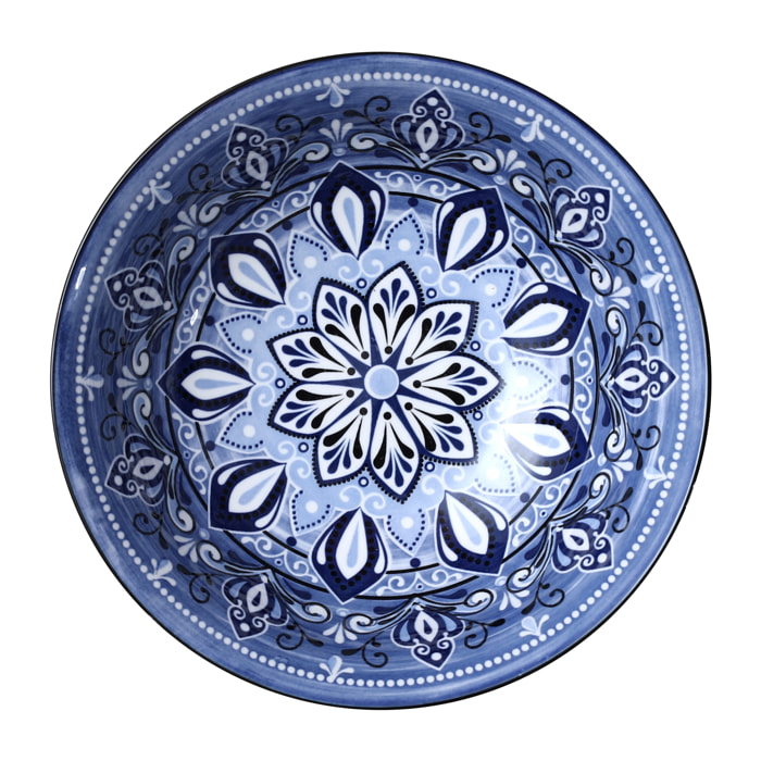 Saladier Jaipur Bleu D21cm A1/m8
