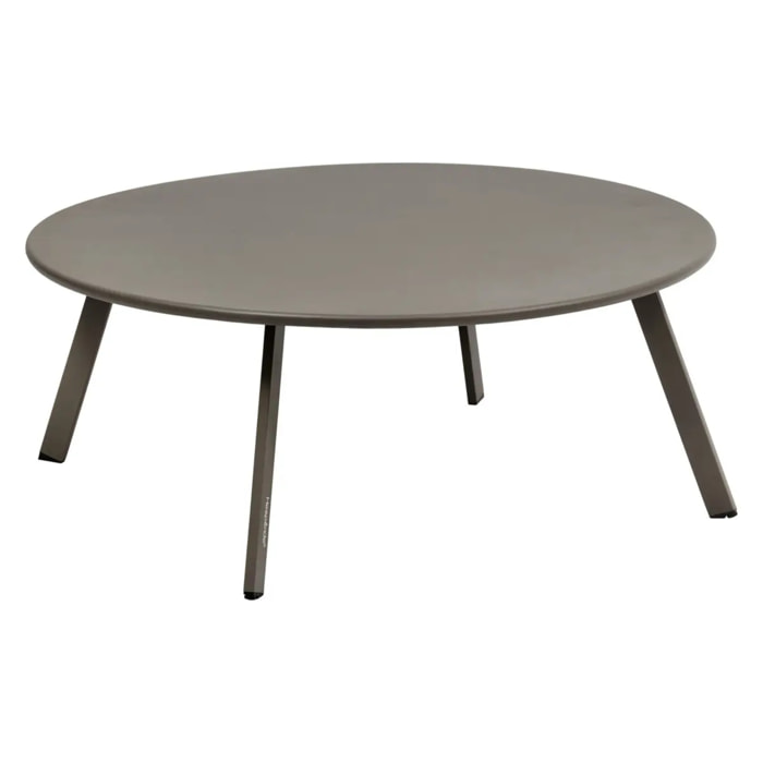 Table d'appoint de jardin Saona D90cm café