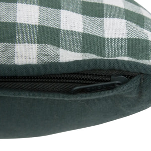 Coussin Groove 50x30cm vichy vert