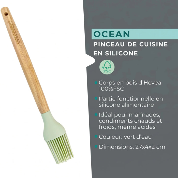 Pinceau de cuisine et pâtisserie en poils silicone Fackelmann OCEAN