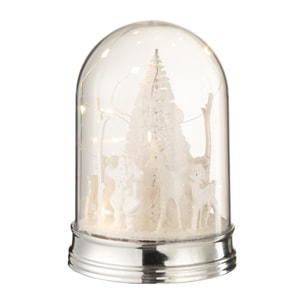 J-Line décoration Cloche Noël - acrylique - blanc - small - LED