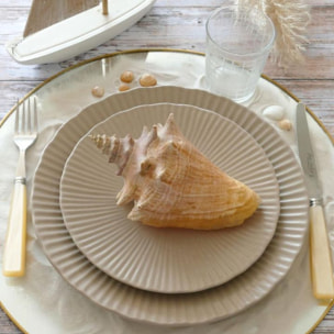 Lot de 6 assiettes à dessert, design 1, SUGAR