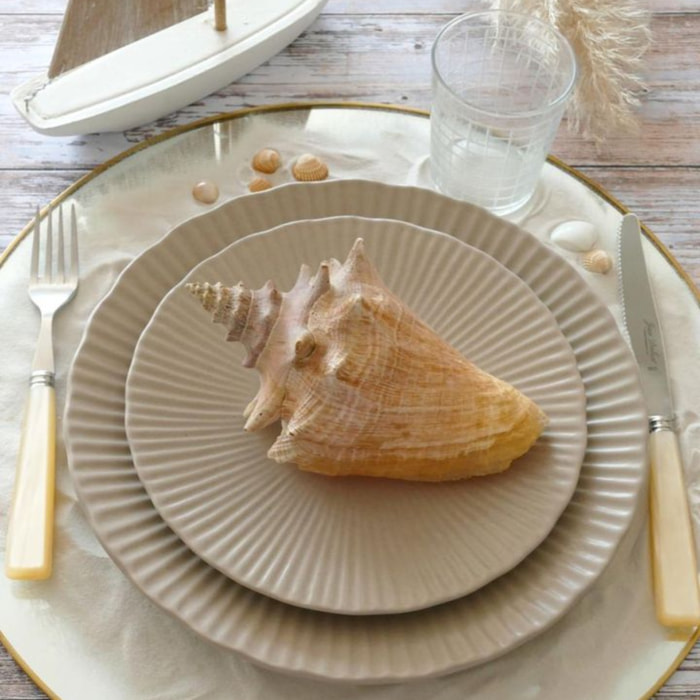 Lot de 6 assiettes à dessert, design 1, SUGAR