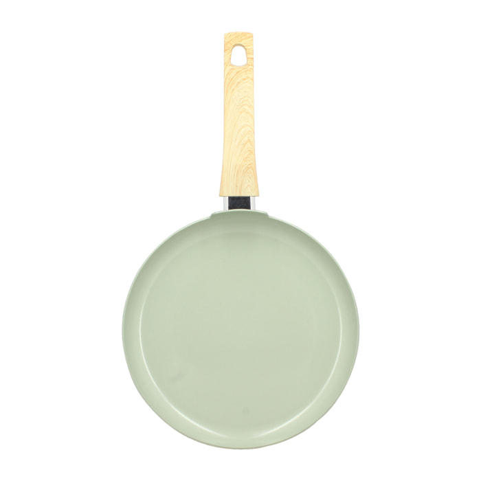 Crêpière 26cm avec revêtement céramique céladon - tous feux COLORAMA