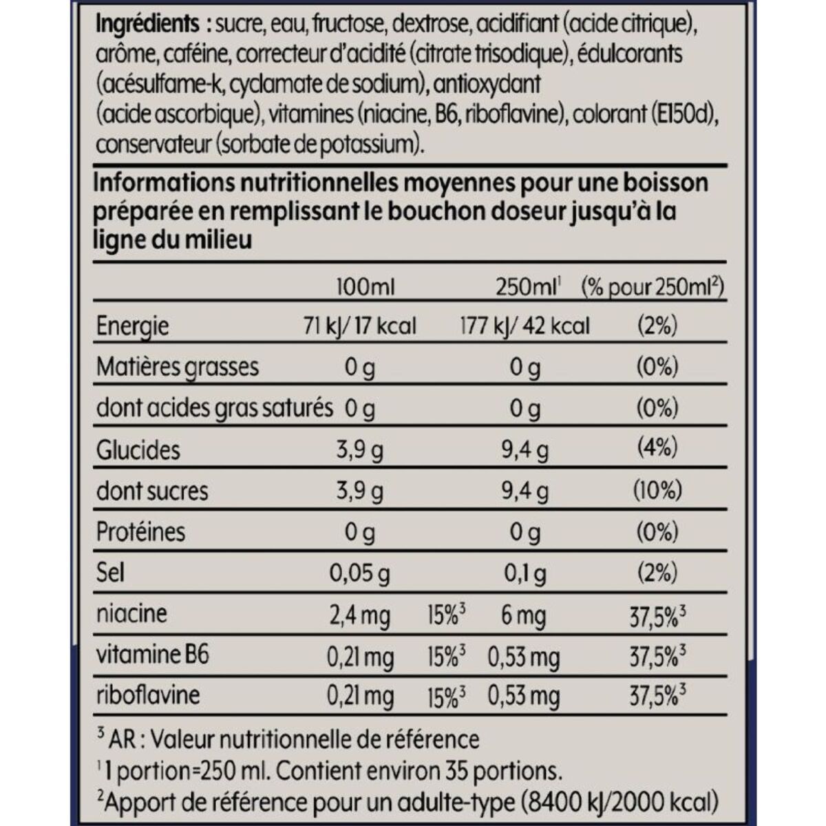 Concentré SODASTREAM Xtreme ENERGY 440ml