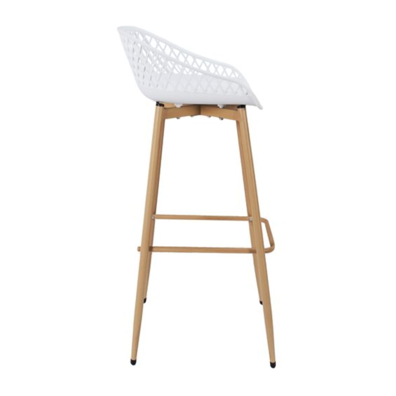 Tabouret De Bar Malaga Blanc - Lot De 2