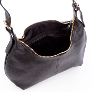 Aulla borsa a spalla donna. Pelle autentica Dollaro.