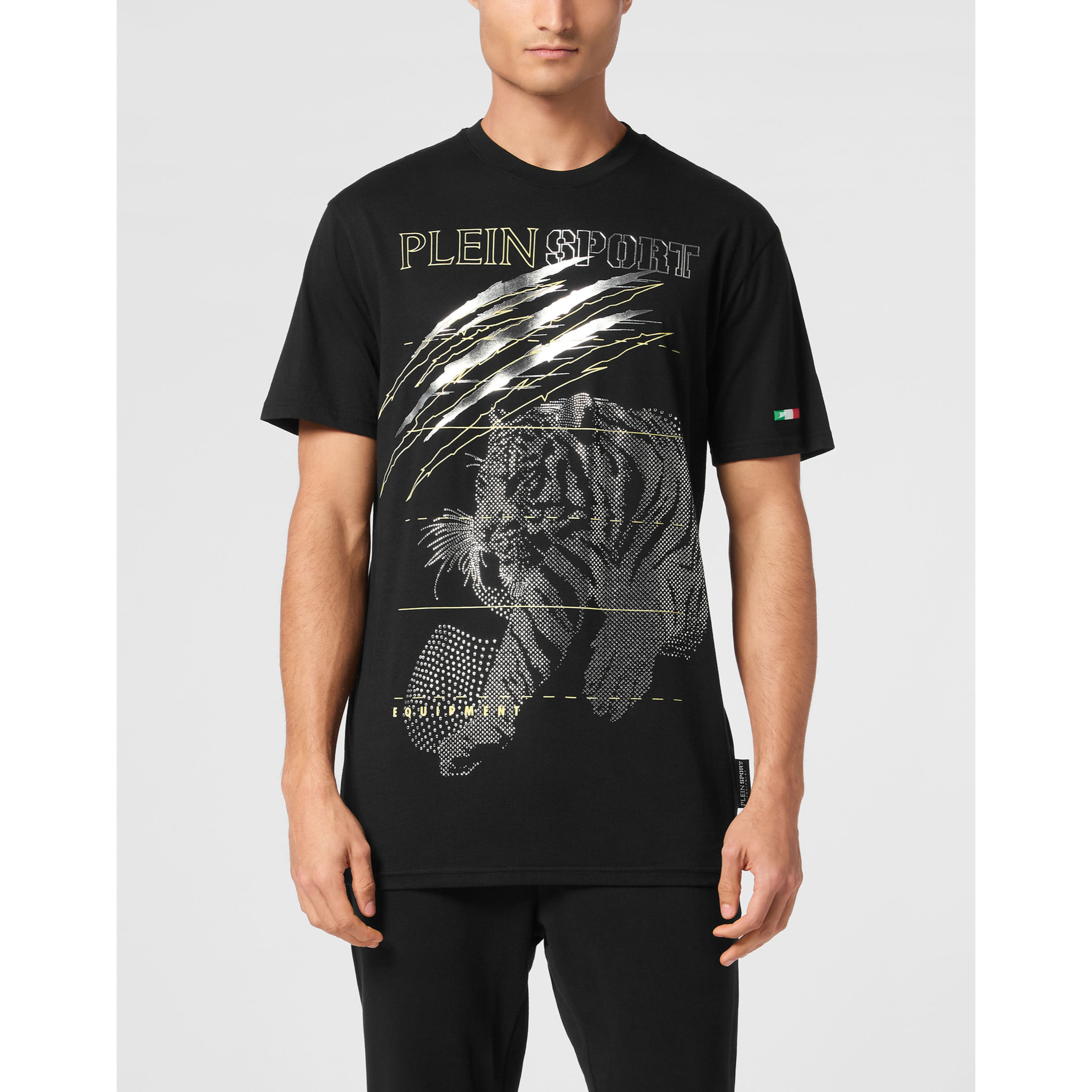 PLEIN SPORT Camiseta Cuello Redondo TIGER