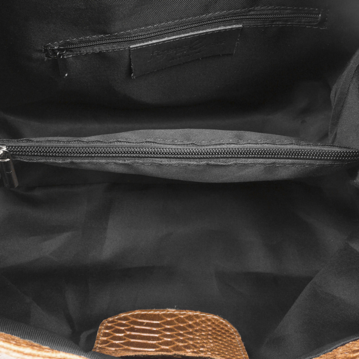 Emanuela Bolso tote Mujer.Piel auténtica Gamuza Grabado Serpiente