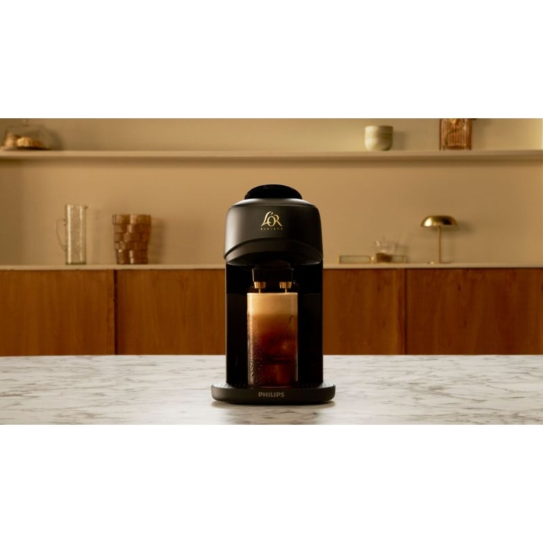 Cafetière à dosette PHILIPS L'Or Barista Absolu LM9512/60 – Cafés chauds ou glacés