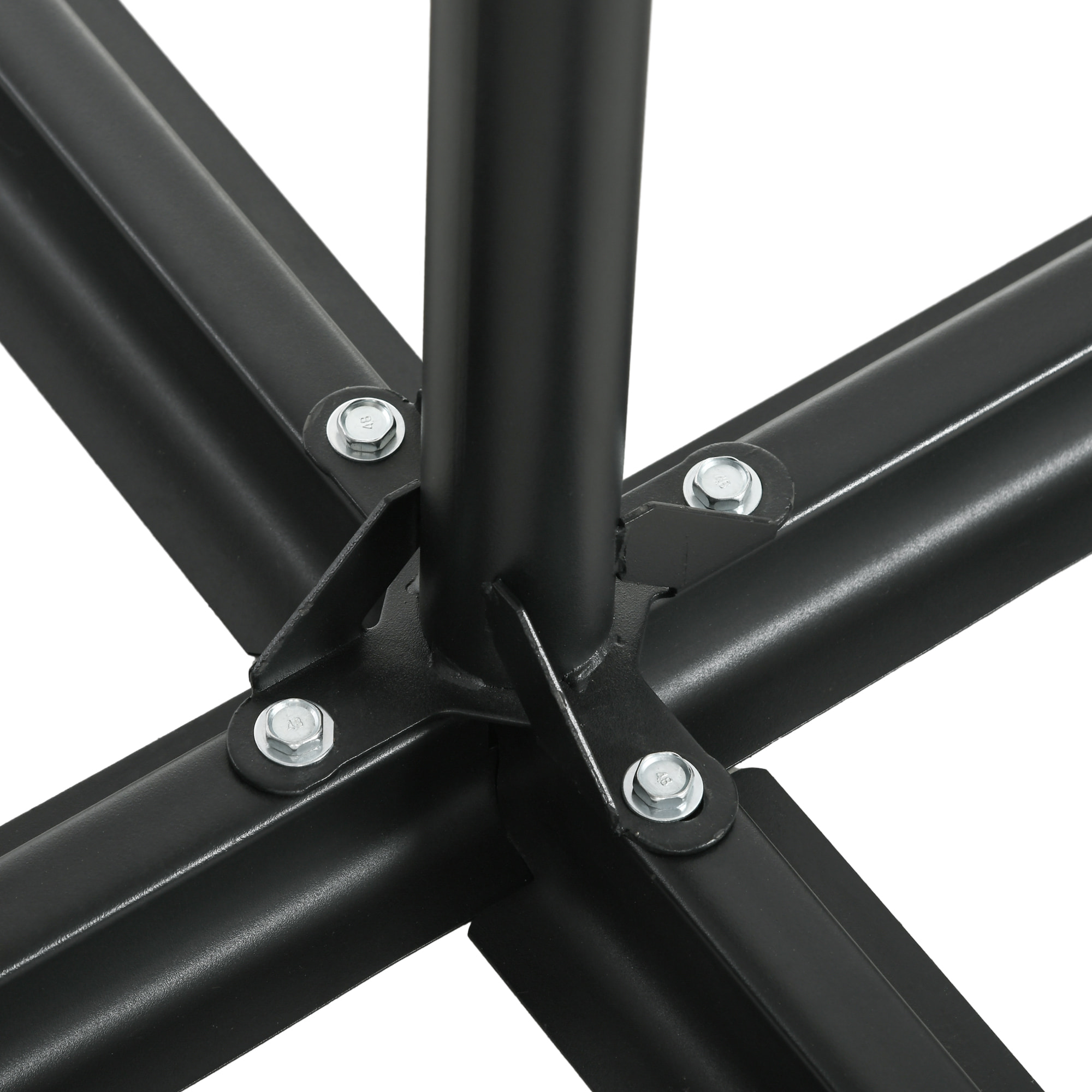 Sombrilla de Jardín Ø256x248 cm Parasol de Terraza Manual con Luces LED Solares Poste Giratorio 360° y Ventilación Superior para Jardín Patio Piscina Beige