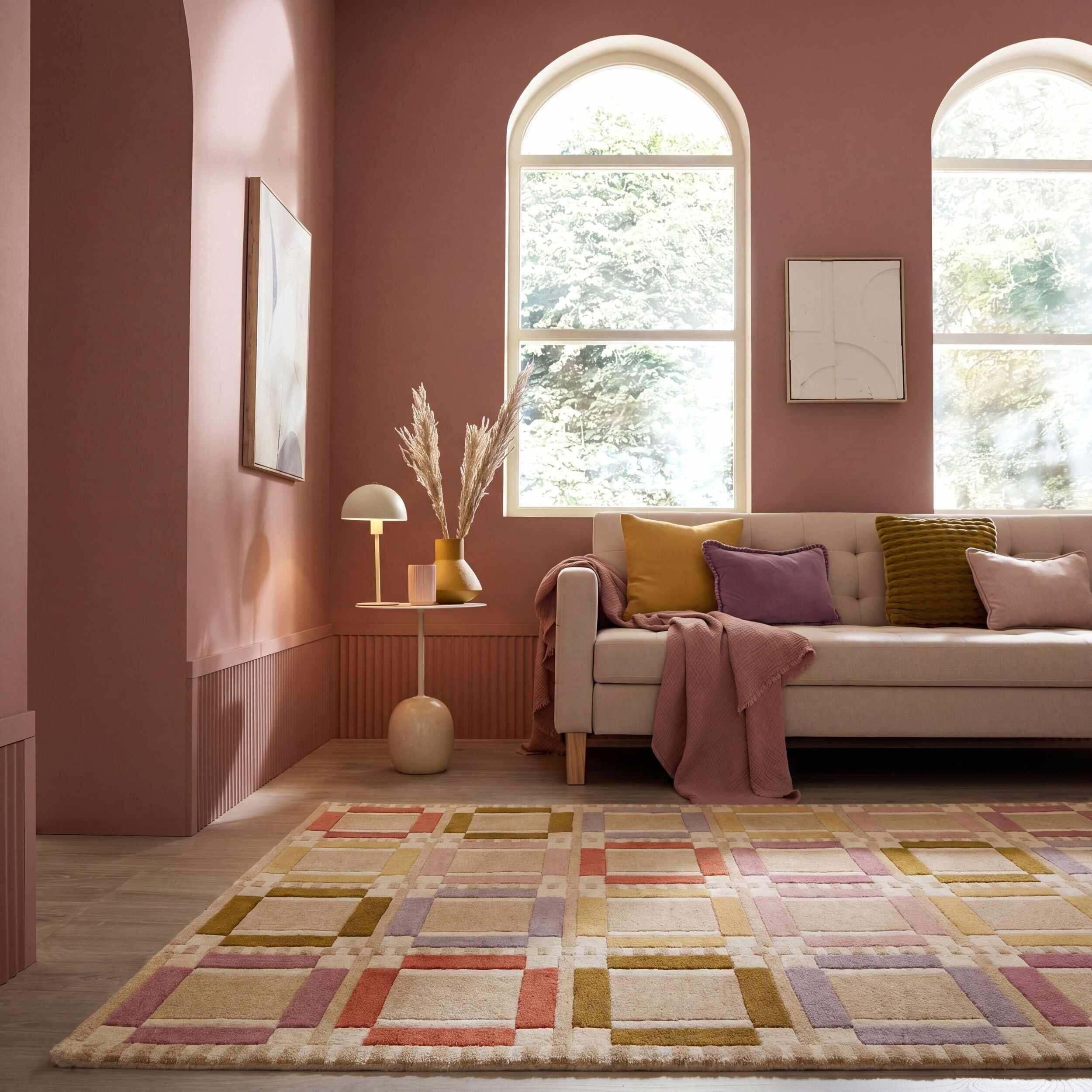 Tapis en laine QUADRO