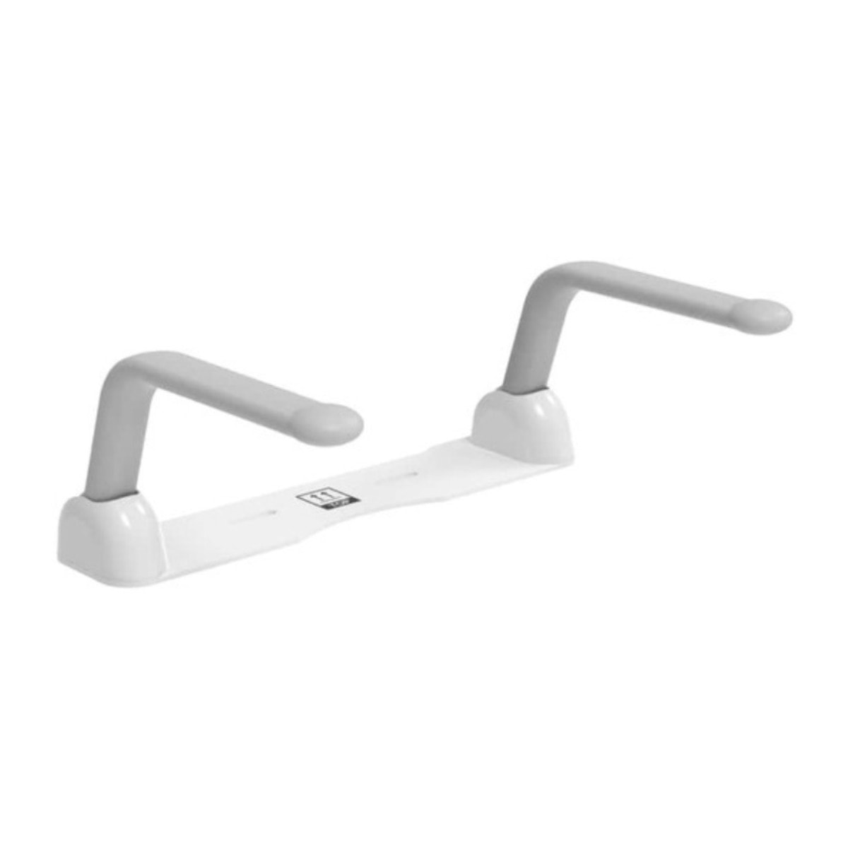 Madlo barre de maintien PMR 61,6 cm pliable pour WC à poser, gris clair (SATDMADWC)