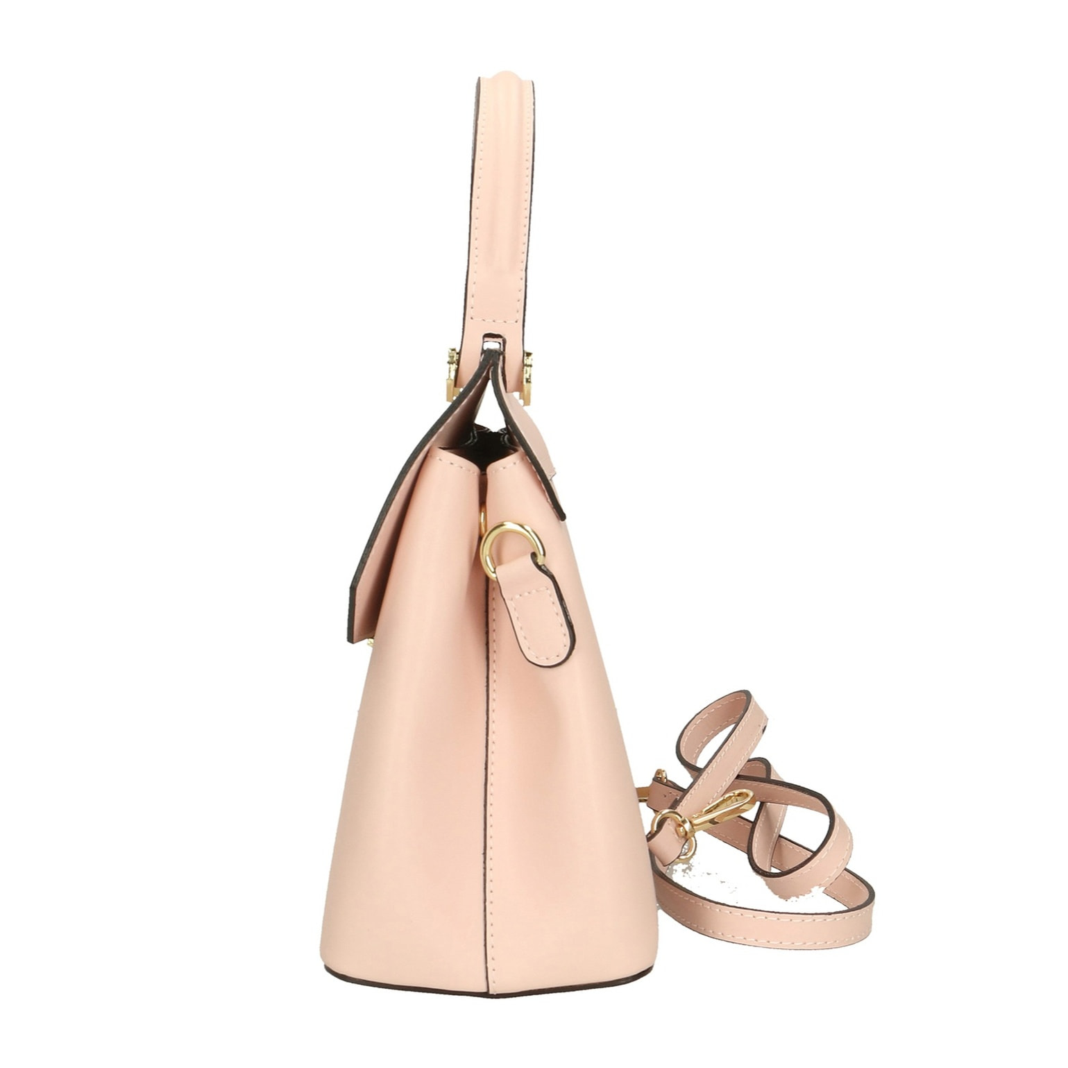 Borsa a mano da donna Made in Italy - Modello Lunaria - 100% pelle - 27.0 x 23.0 x 12.0 cm