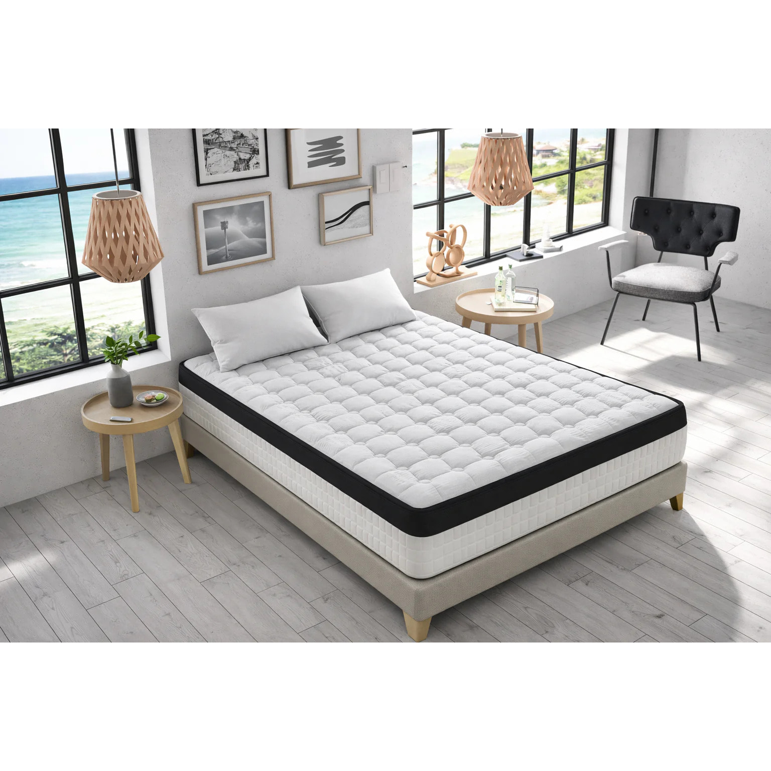 Colchón Visco Carbono Evolution Altura 22 cm +/-2 Antibacteriano