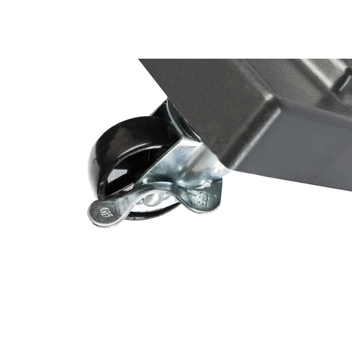 Pied de parasol carré à roulettes Noir