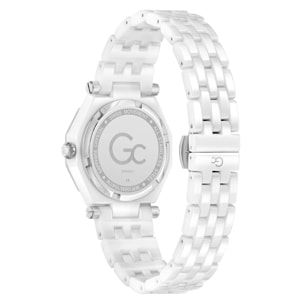 Reloj Gc Z59003L1 Mujer Analogico Cuarzo con Correa de Ceramica