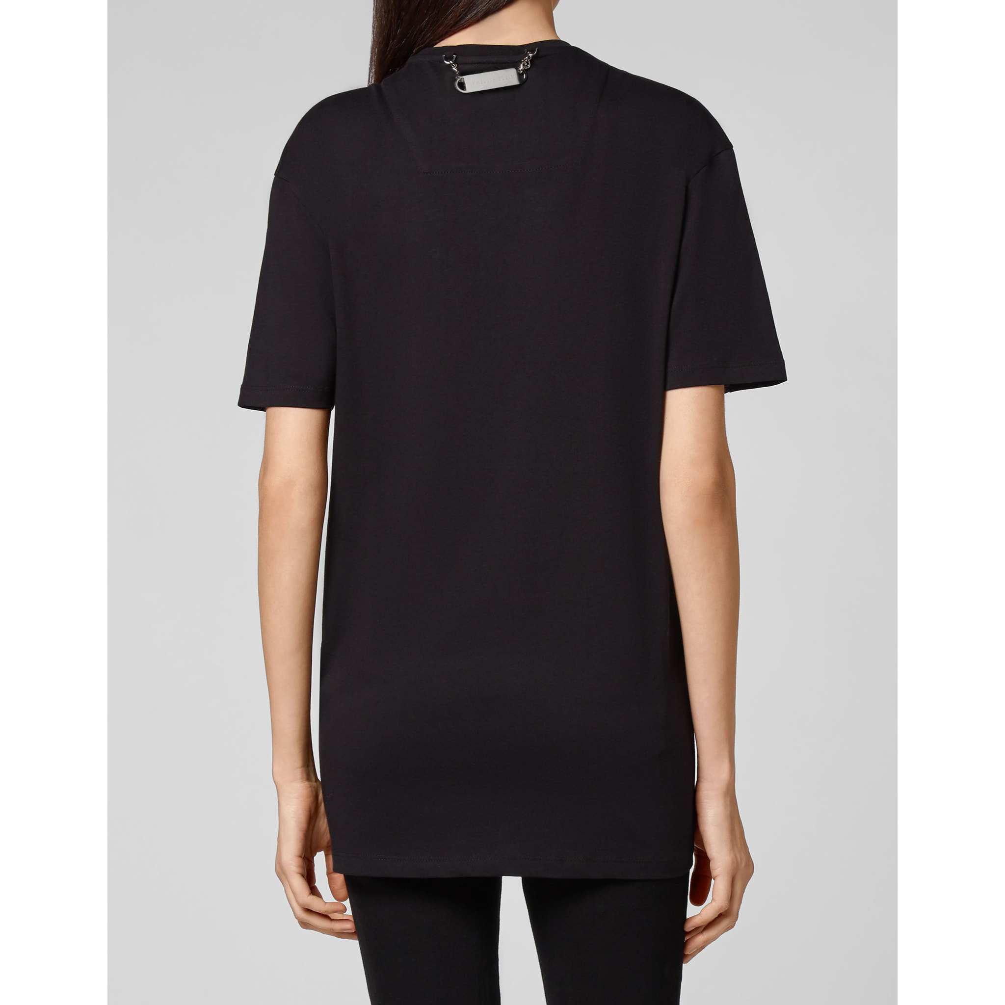 PHILIPP PLEIN T-shirt Round Neck SS Crystal Skull