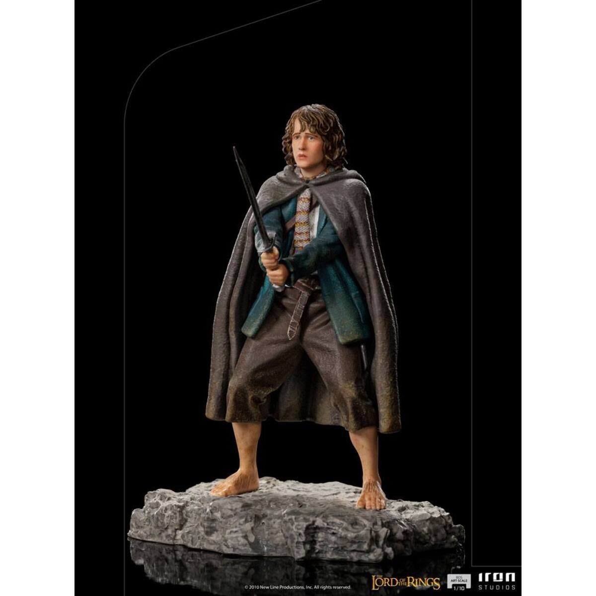 Il Signore Degli Anelli Bds Art Scale Statua 1/10 Pippin 12 Cm Iron Studios