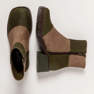 Botines 1285 MULTI KAKI-TAUPE / VARSOVIA color Kaki-taupe