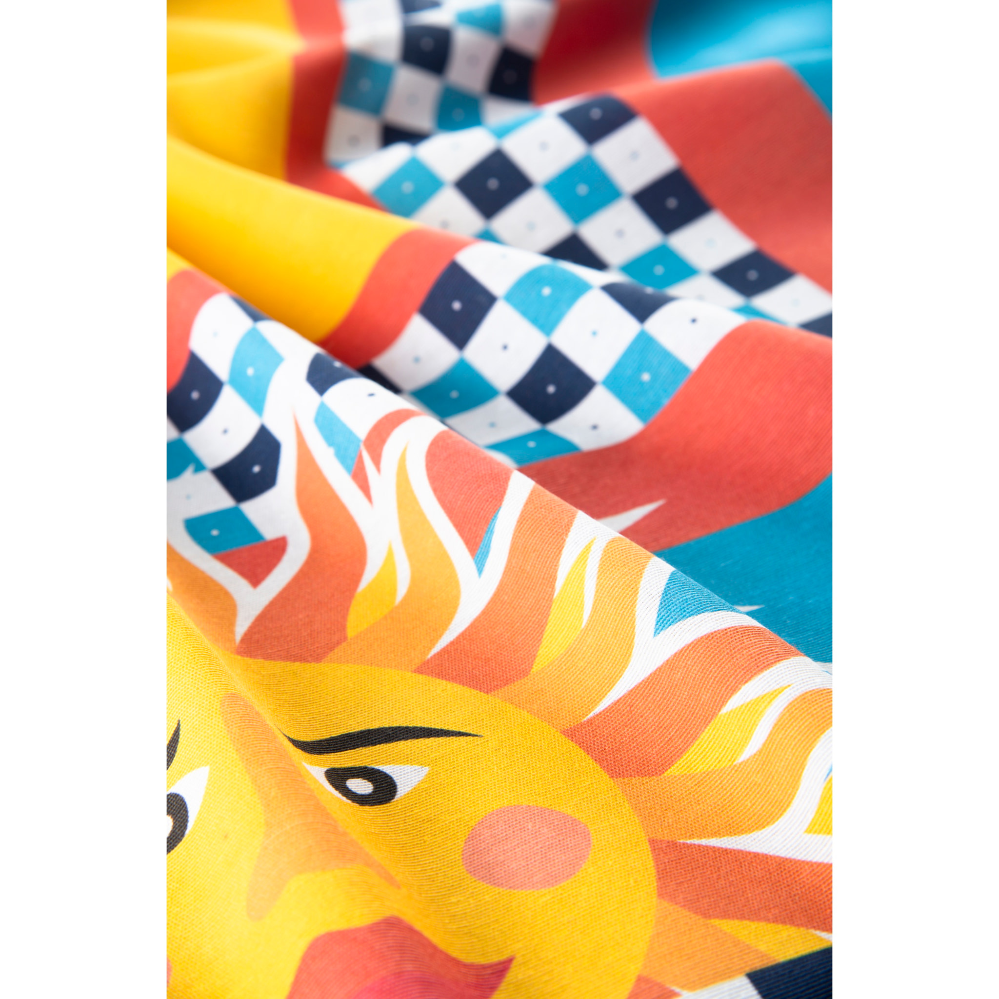 Nappe 140×240 Excelsa – Sicilian Rhapsody, Coton Multicolore