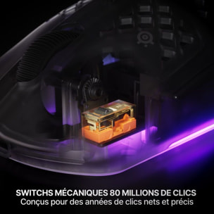 Souris Gamer Sans Fil STEELSERIES Aerox 3 WL Gen 2 - MagentaHaze
