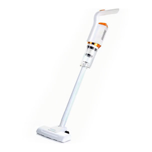 Aspirapolvere a mano multifunzione con 50W e diverse teste.