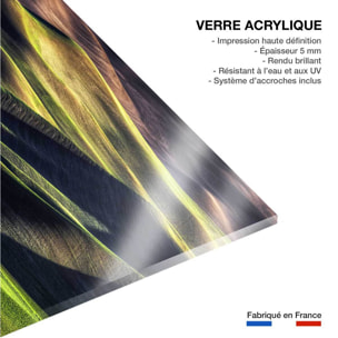 Tableau Champs et colline USA Tableau plexiglas