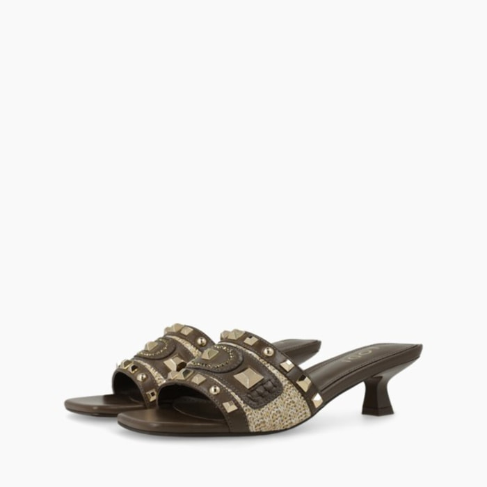 SANDALIAS MARRONES A-ANTILA