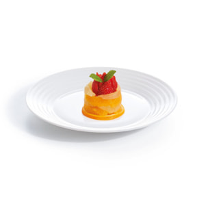 6 platos de postre blancos 19 cm Harena - Luminarc