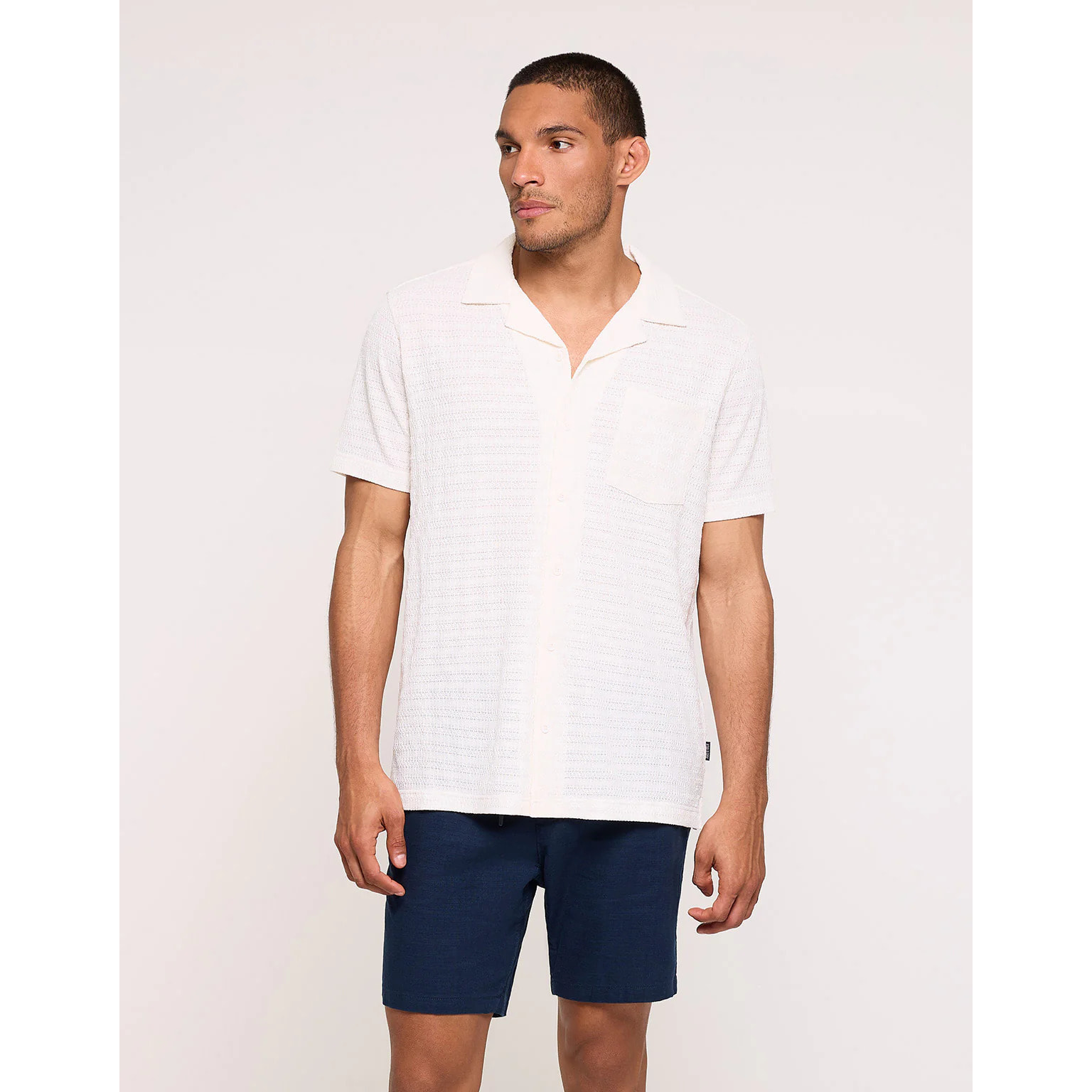 Camisa de Punto Calado Blanca - Puntillet