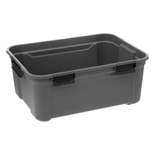 Boîte en plastique 120L noir