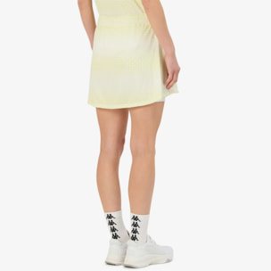 Gonne Kappa Donna Kombat Padel Fava 2 Bianco