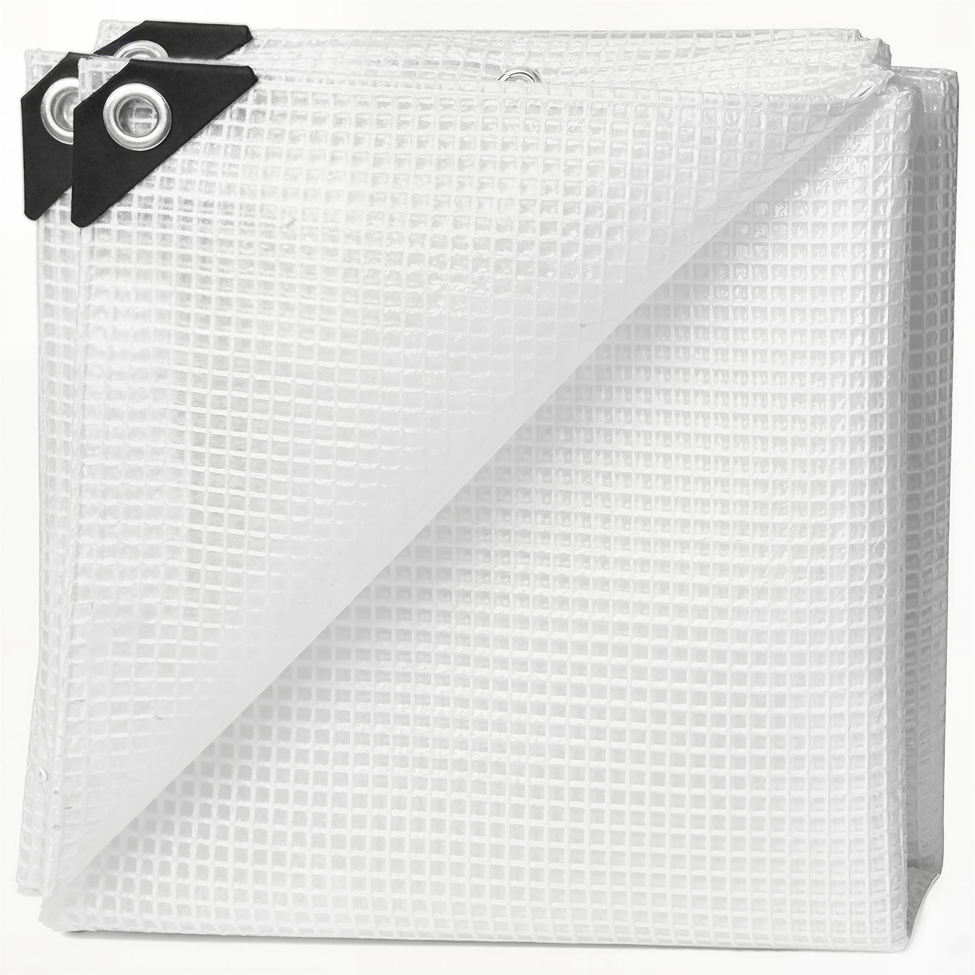Bâche de protection blanche intérieur/extérieur 6x4m 140g/m²