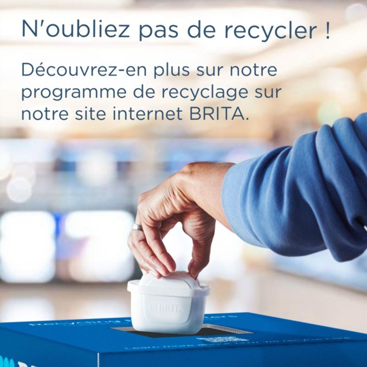 Carafe filtrante BRITA Essential sable