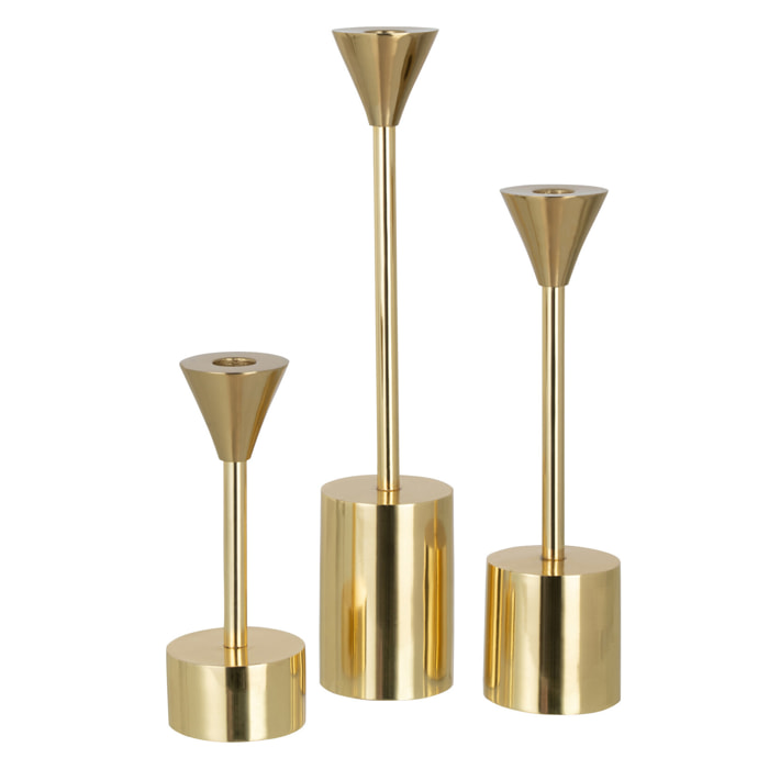 J-Line chandelier Emma - aluminium - or - 3 pcs