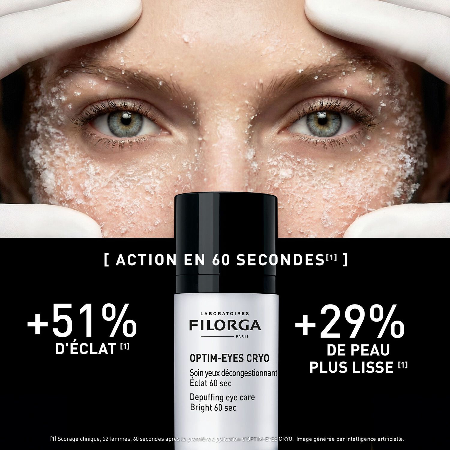 Optim-Eyes Cryo - Soin Yeux Décongestionnant Éclat 60 Sec 15 ml