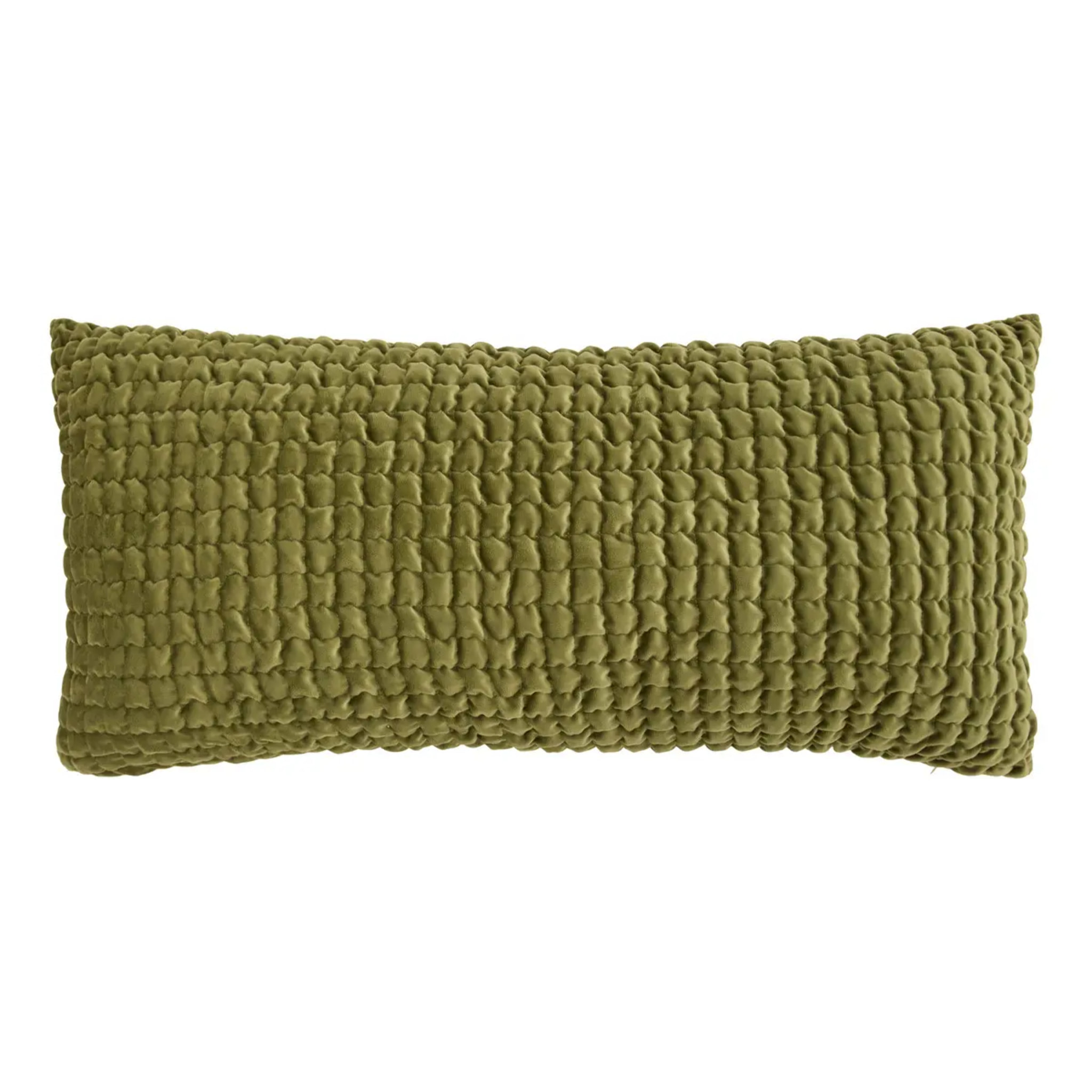Coussin Bellissima vert Kaki 75x35cm