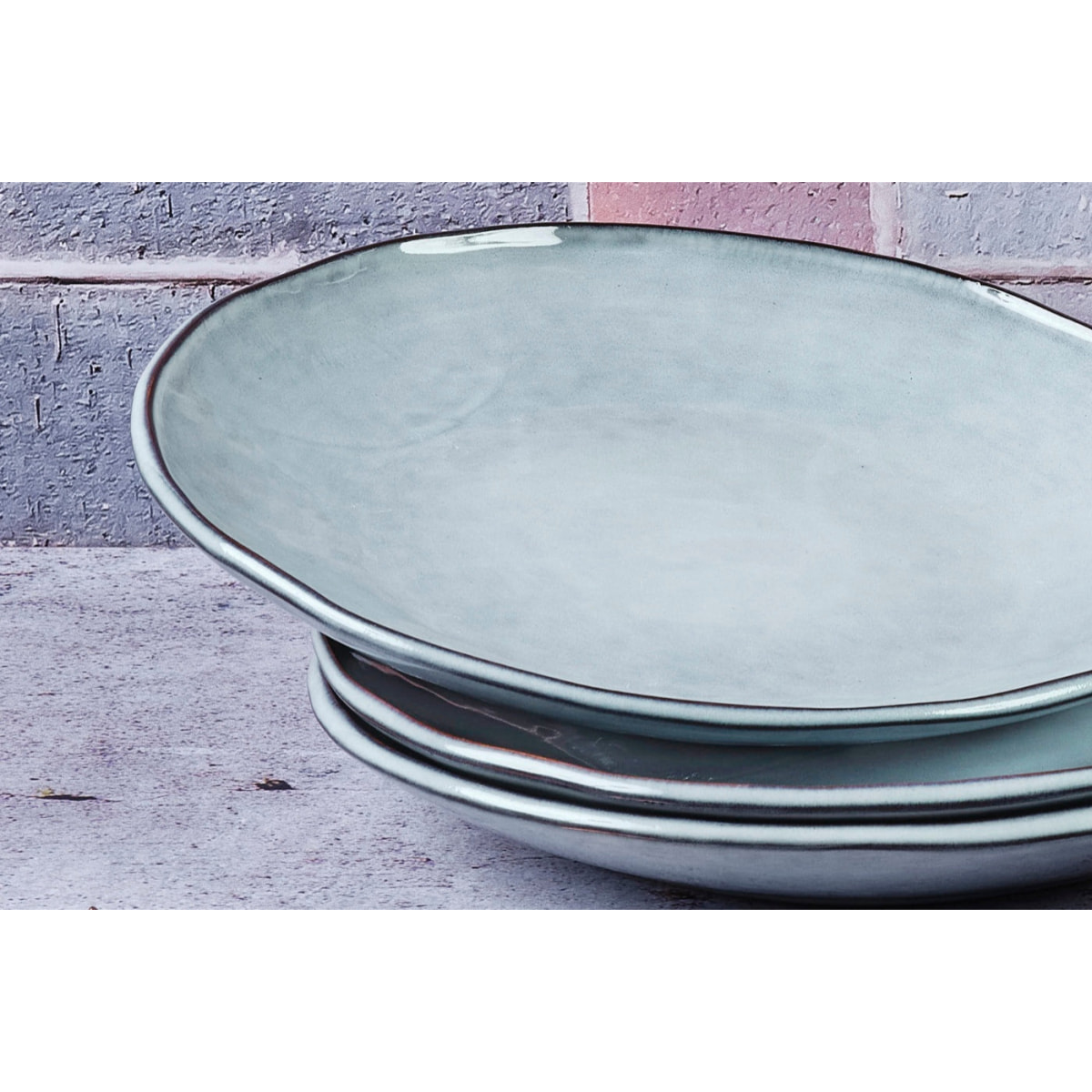 Assiette CLOUD Ø27cm - 6 pièces - Gris orage