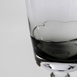 Verres à vin Mimi gris set de 4 Kare Design
