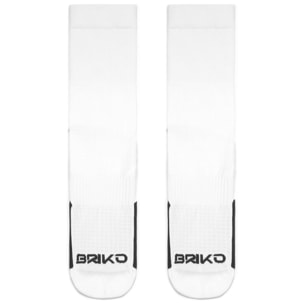 Calze Briko Uomo Donna Bianco Pro Socks 12Cm